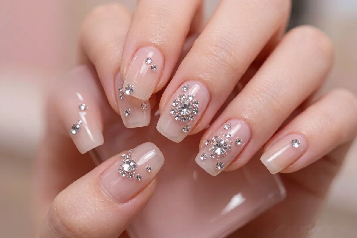 Rhinestone nail art - hotfix rhinestones for beauty and cosmetics industry