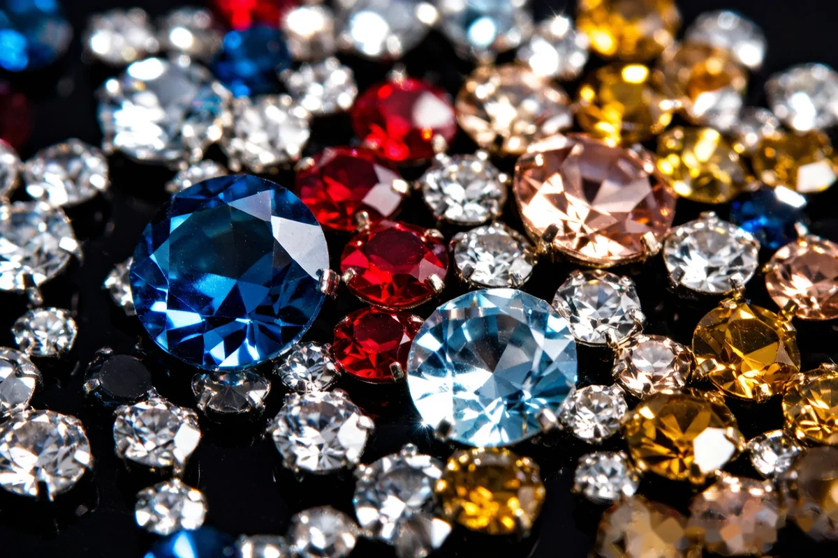 Loose hotfix rhinestones in bulk - wholesale glass rhinestone stones various colors