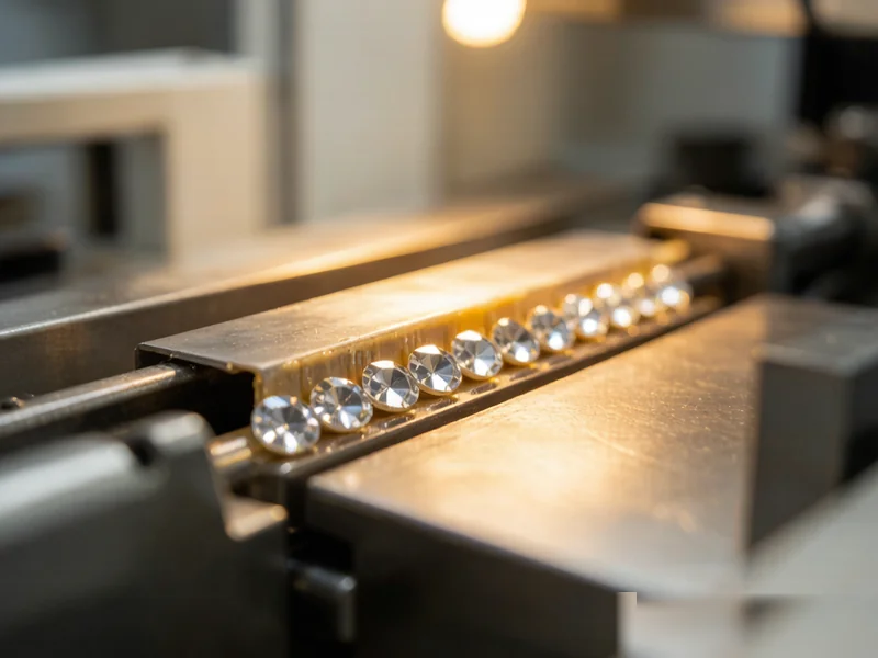 Rhinestone color coating process - AB crystal and colored hotfix rhinestone manufacturing